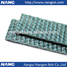 Synthetic fabric coated both side convey belt