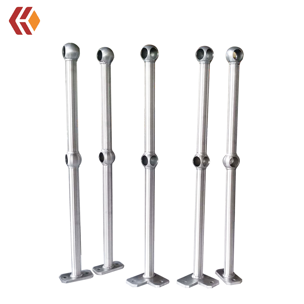 Stainless Steel Handrail Stanchion | Ball-joint Handrail Stanchion | Stainless Steel Baluster