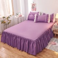 New style lotus leaf skin-friendly sanding bed skirt