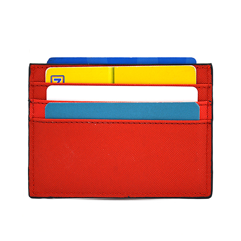 2019 Design Design Saffiano Credit Card Porta