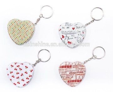 Heart shaped mini tin box , Promotional gift heart shape tin box