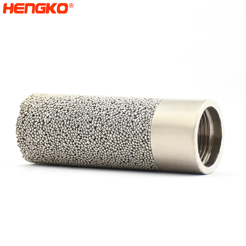 Internal Thread M10.5*1.0 Dew Point Sensor Temperature And Humidity Sensor Probe Alloy Porous Waterproof Housing