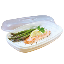 BPA Free Microwave Steamer Cookware for Factory Wholesale Price