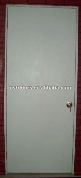 oversize exterior steel door,flush steel door with white color,Commercial flush steel door