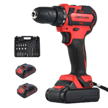 Lithium Portable Electric Drill: Battery Wireless Brushless Power Impact Drill Machine