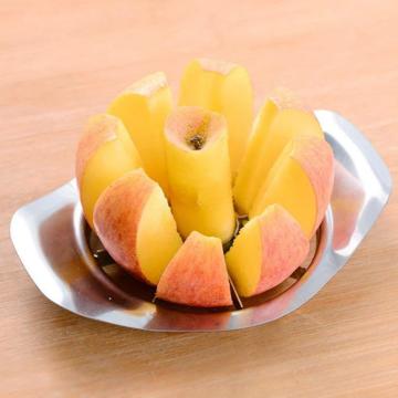 Éplucheur-trancheur robuste en acier inoxydable pour pommes