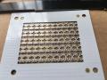 PCB ENIG de la soldadura blanca de 2 capas 0.4mm