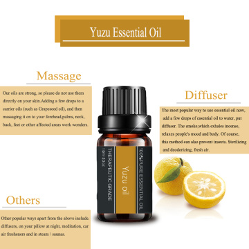 10 ml de aceite esencial de Yuzu japonés para difusor de aromaterapia