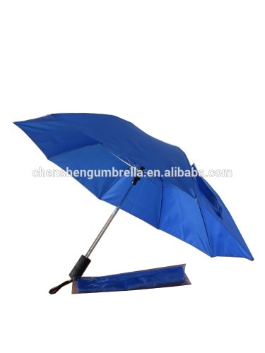 blue automatic fold umbrella