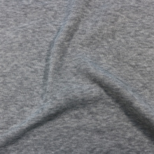 Heather Grey 100% Polyester One Side Brush Weft Knitted Fleece Fabric for Coat Home Textile