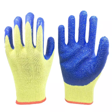 Latex Coated Seamless Knitted Safety Work Gloves