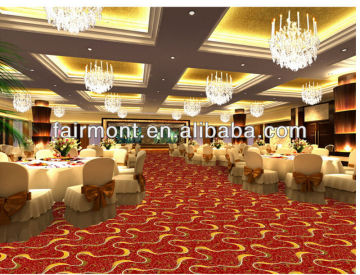 Red Patterned Carpet K04, Customized Red Patterned Carpet