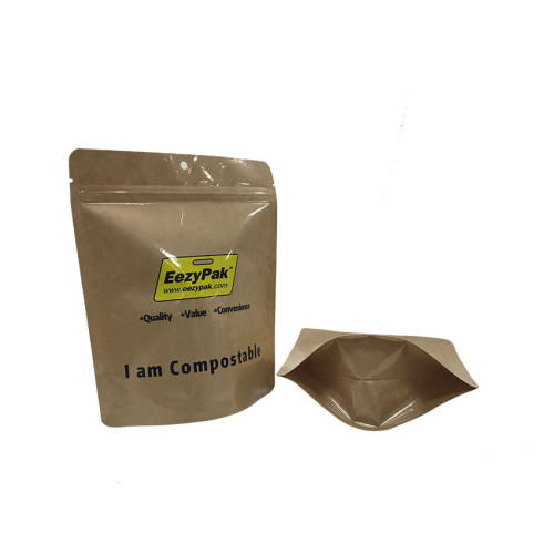 Resirkulerbare skreddersydde kaffeposer med resealable ziplock