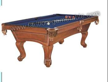 Hand Carved Pool Table