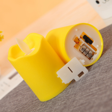 LED electronic flameless candle light set with battery