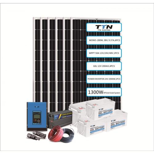 1300W,1400W,1500W Off Grid Solar System