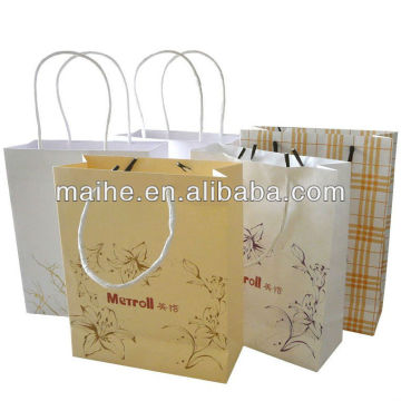 export paper bags,animal printed paper bag,paper bags with pp rope