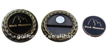 magnetic golf cap clip with ball marker