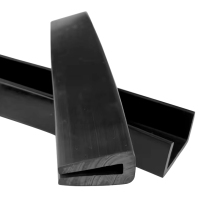Glass edge guard U Shaped Rubber edge protection