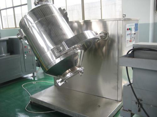 Máquina de mezcla de polvo seco tridimensional 5-200L para mezcla de prueba de laboratorio