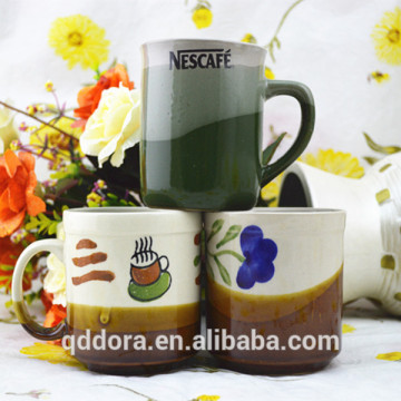 closeout cheap Brown Mugs And Cups For Africa Market/disount promotional Latte Brown Mugs And Cups