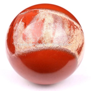 Natural Red jasper Semi-Precious Stone Crafts craved red sphere ball