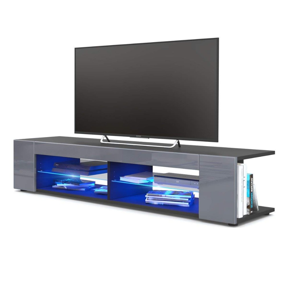  Pattern TV Stand With Steel Legs