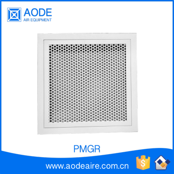 Aluminium grille with removable core, PMGR Perforated metal air grilles for ventilation system