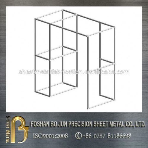 Customized simple structure steel frame, sheet metal frame fabrication service support