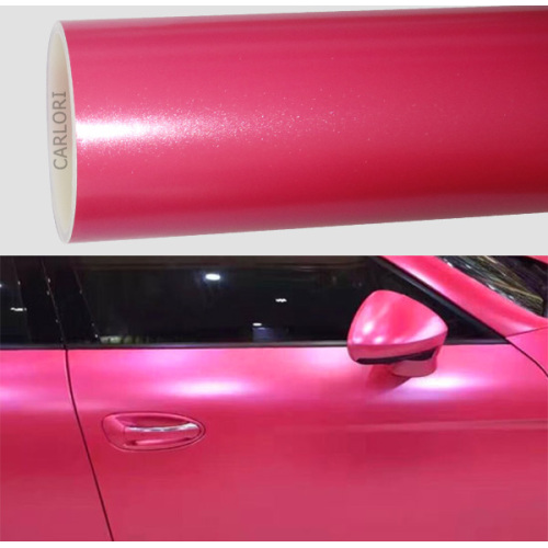 Satin Metallic Rosa Car Vinyl Wrap