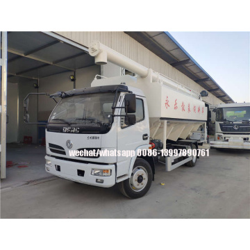 Camion de transport d&#39;alimentation en vrac Dongfeng 10CBM 6T