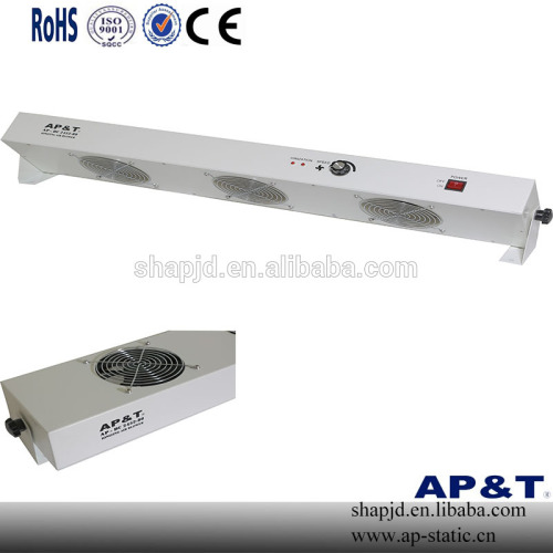 AP-DC2452-80 Overhead 3 fans inoizing air blower fast delivery bench top industrial ionizing air blower for eliminating static