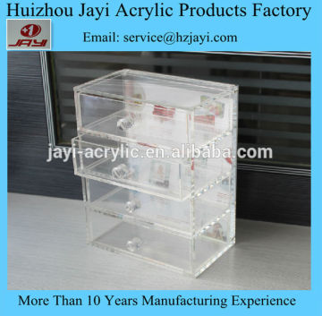 Clear acrylic makeup storage box, acrylic makeup display box, transparent acrylic makeup box