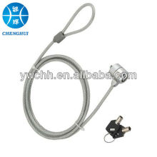 steel wire computer lock with keys