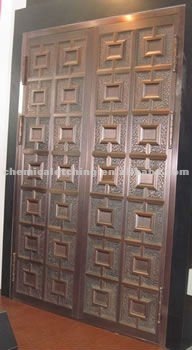 Copper etched door,copper door ,etched door