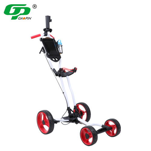 Trolling Golf 4-Lipapali tsa Wheels Trolley