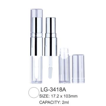 ROUND DUO LIPSTICK/LIPGLOSS TUBE LG-3418A