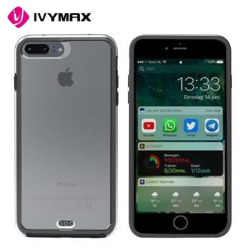 Crystal clear mobile phone case for iphone 7 plus transparent PC cases covers