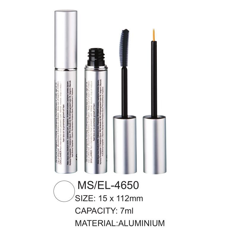 Empty Aluminium Round Eyeliner/Mascara Container Packaging