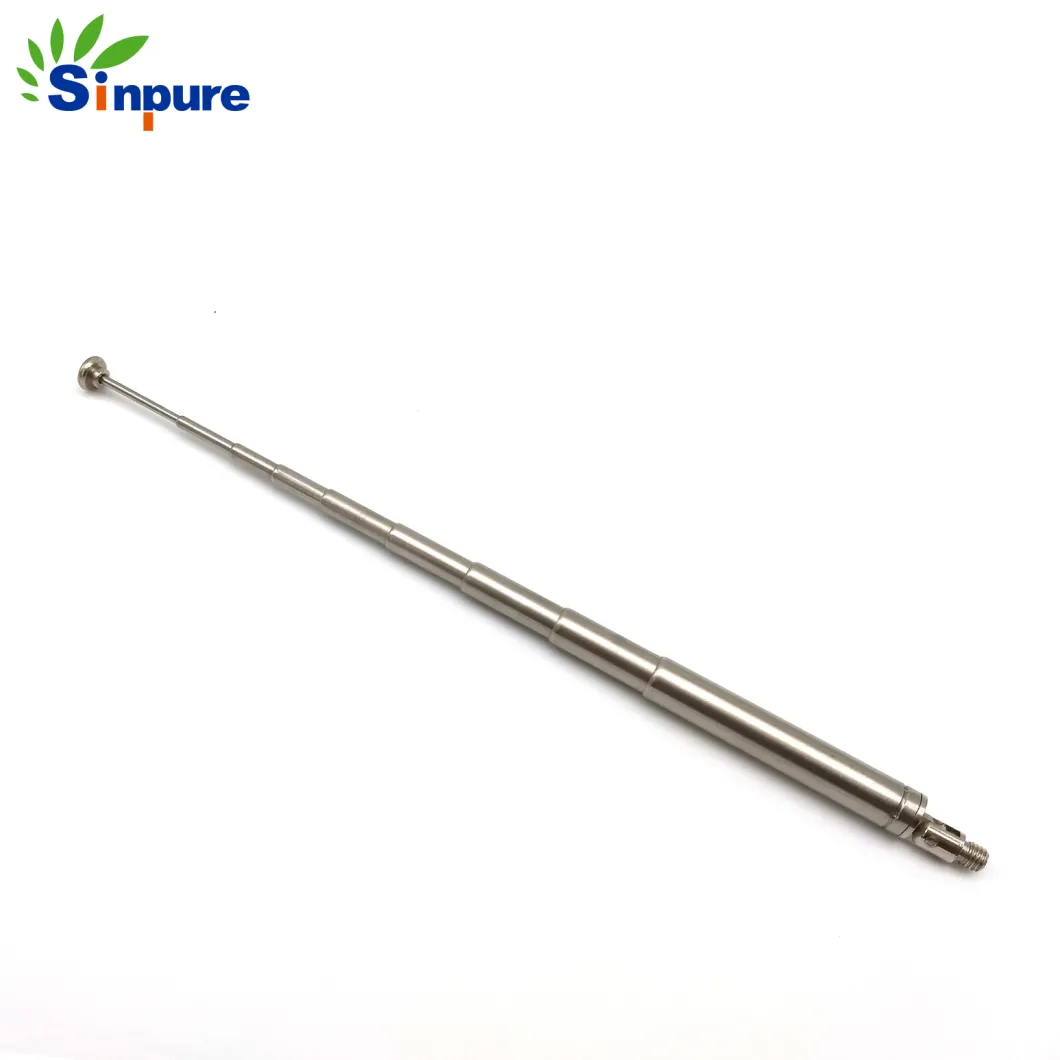 Sinpure Customized Stainless Steel Telescopic FM Radio Mast Antenna