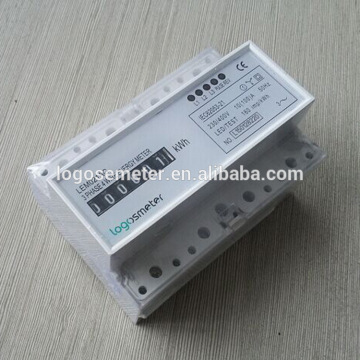 Three phase analogue display electronic energy meter 20/100A