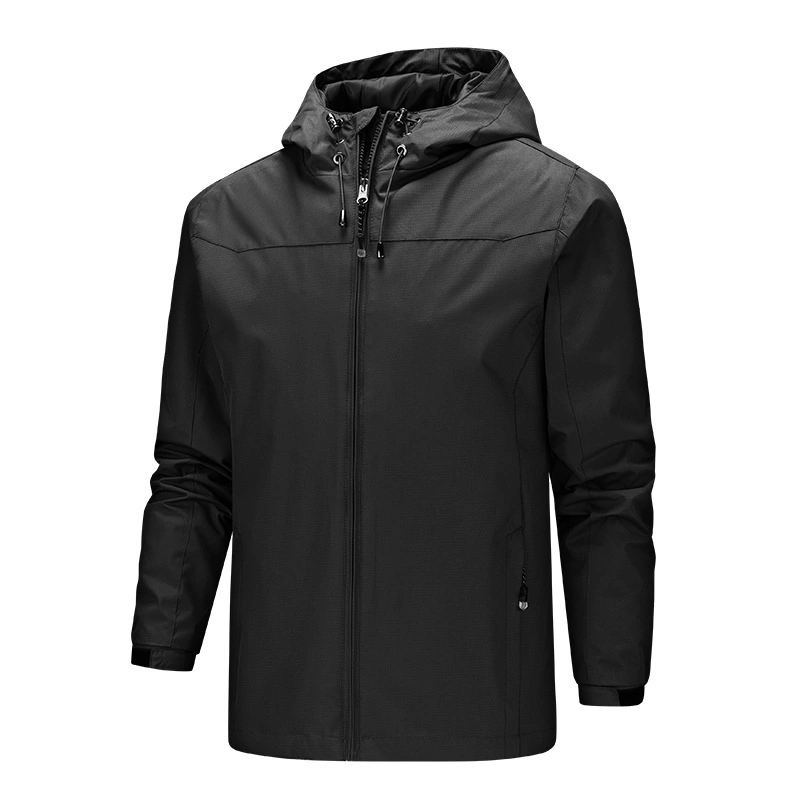 Spring Men Windbreaker Outdoor Custom Sports Waterproof Hiking Jacket