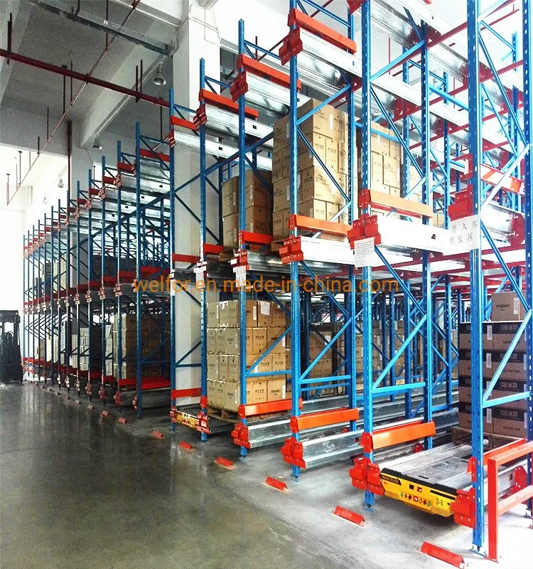 Warehouse Metal Storage Radio Shuttle Pallet Rack System