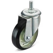 The Black Rubber Screw Caster Wheel