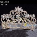 Rhinestone Pageant Flower King Crowns For Banquet