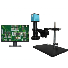 BOSHIDA Boom Arm Stand Auto Focus Digital Video Microscope for Electronics Checking and Industry Inspection