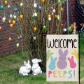 Welcome Easter Garden Flag