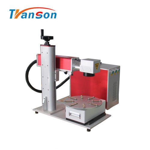 Fiber Laser Marking Machine With Rotary Worktable