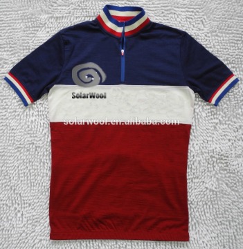 Merino Wool Cycling Jersey -150gsm Single Jersey