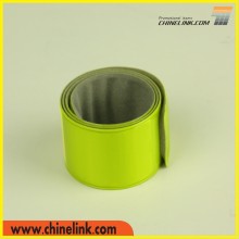 Reflective PVC slap wrap wrist band custom with promotional printing